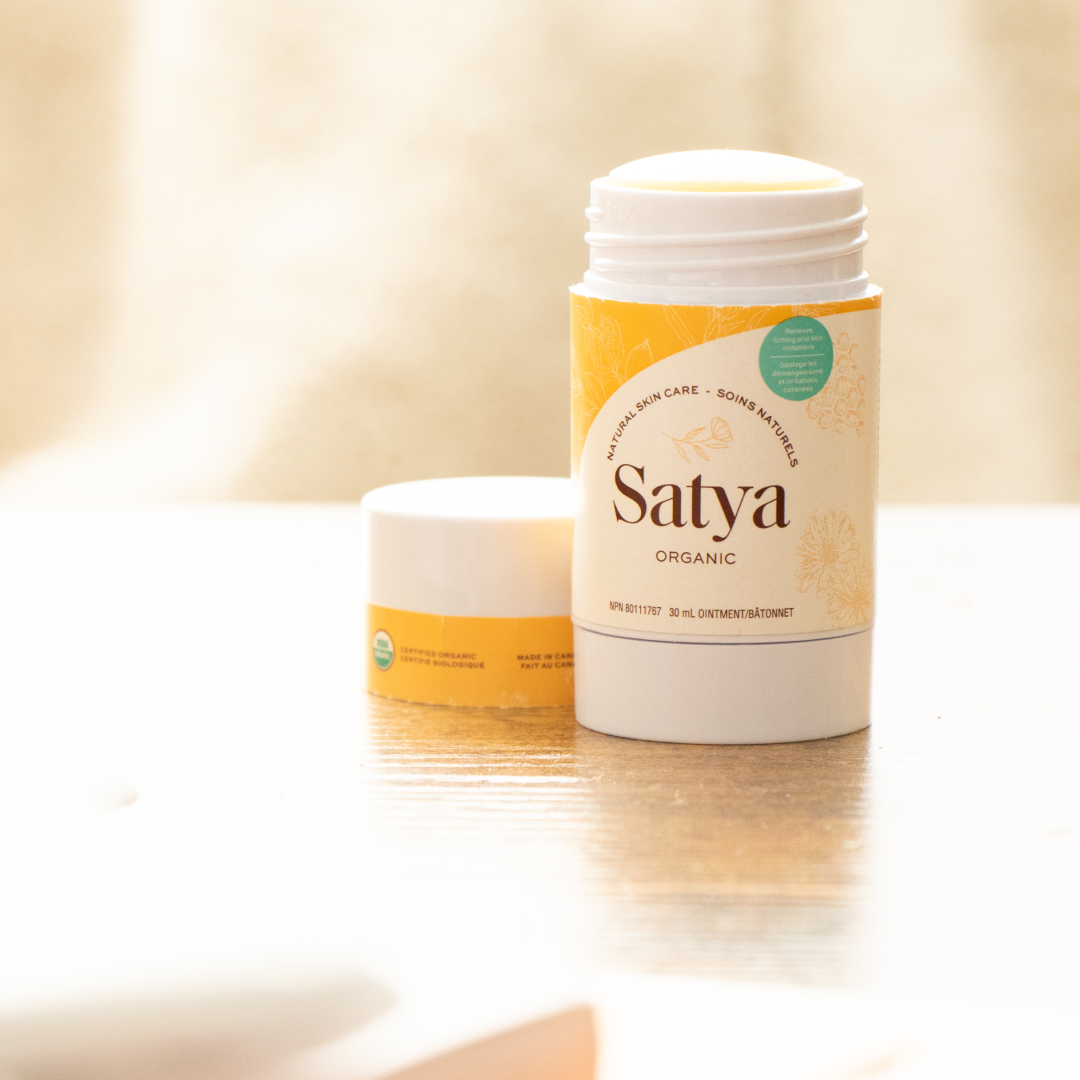 Satya Organic Natural Skin Care Eczema Easy Glide Stick