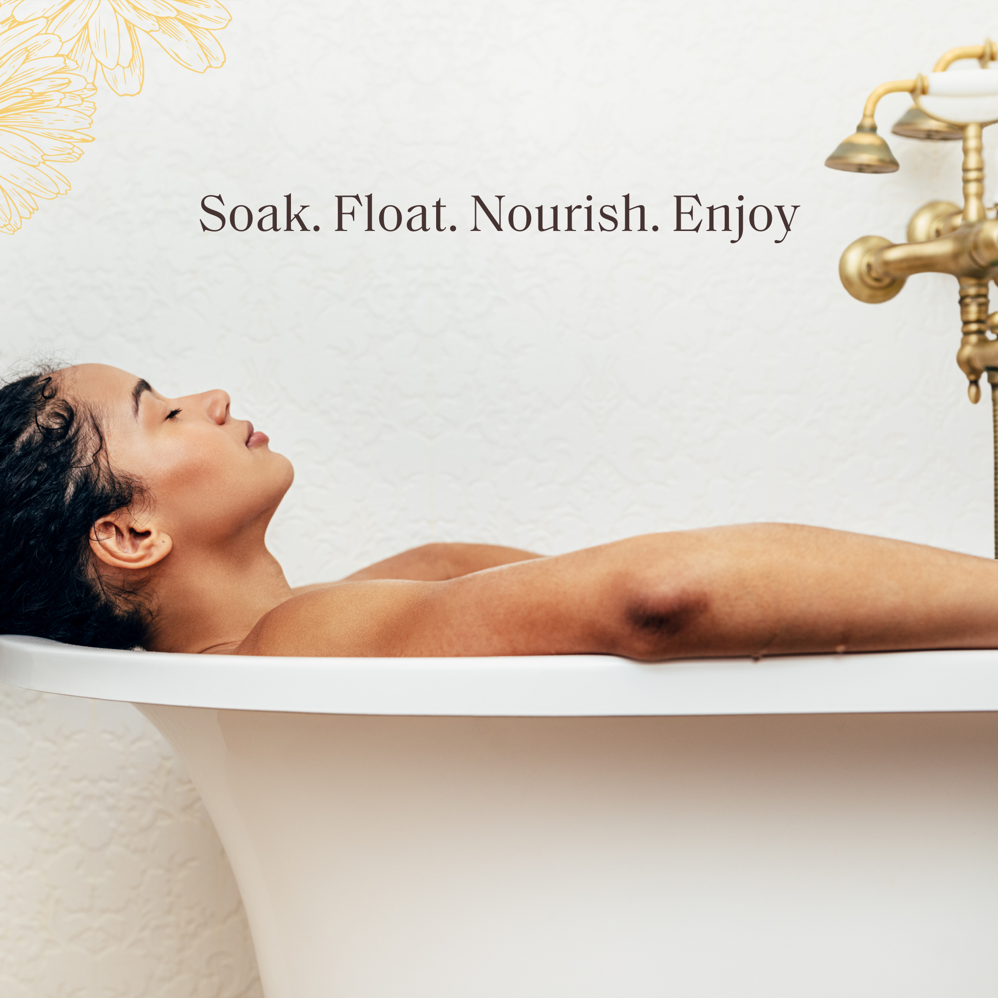 Calendula Flower Oat Bath- 4 Pack