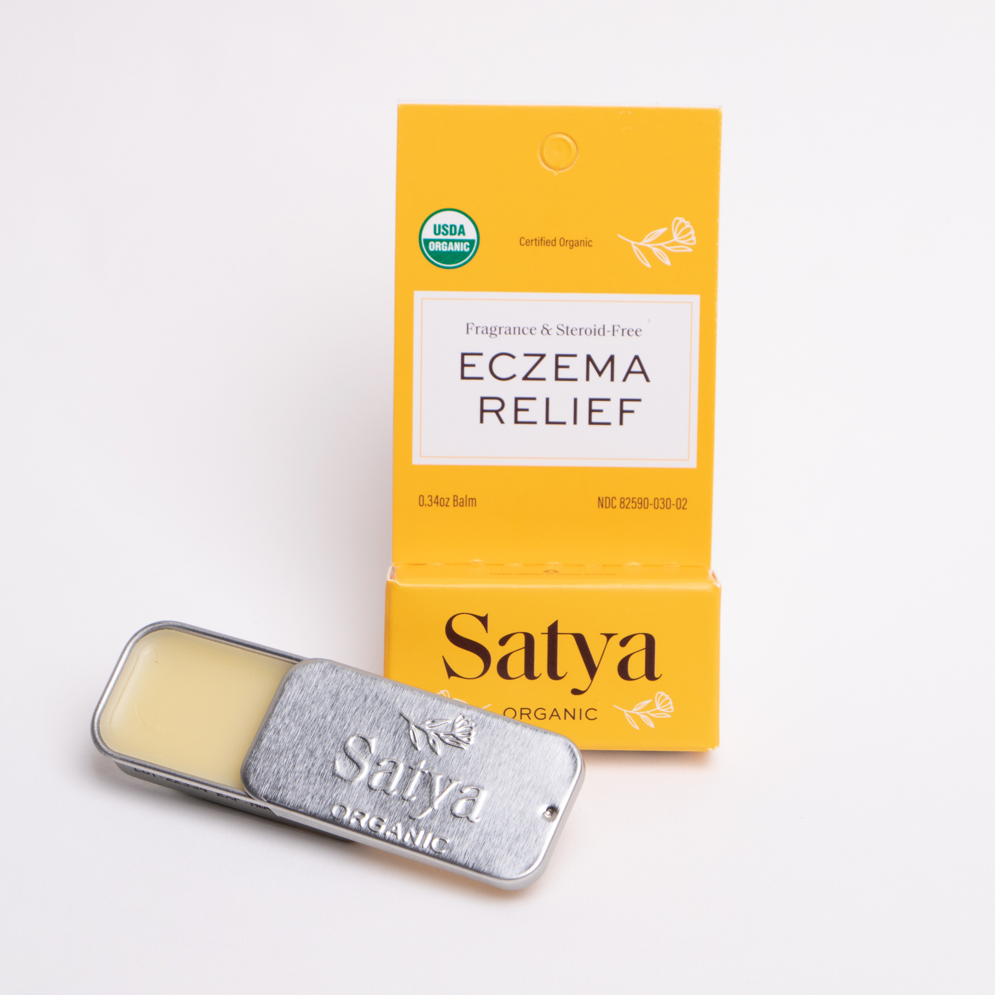 The Satya Eczema Relief Travel Tin