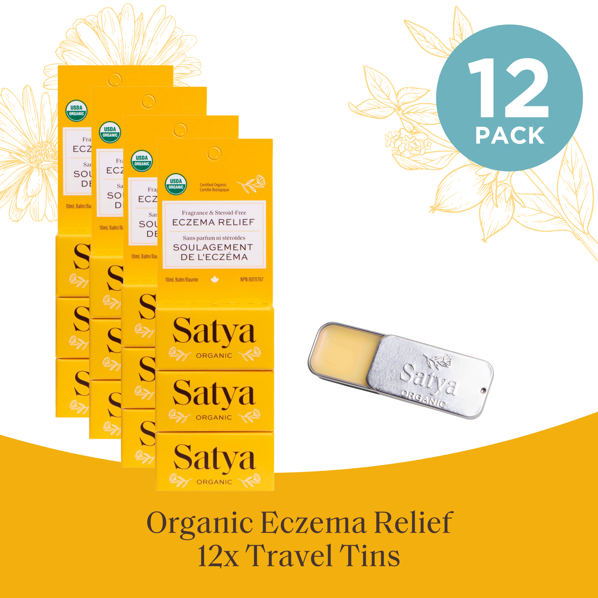 Satya Organics Travel Tin Satya Organics Travel Tin