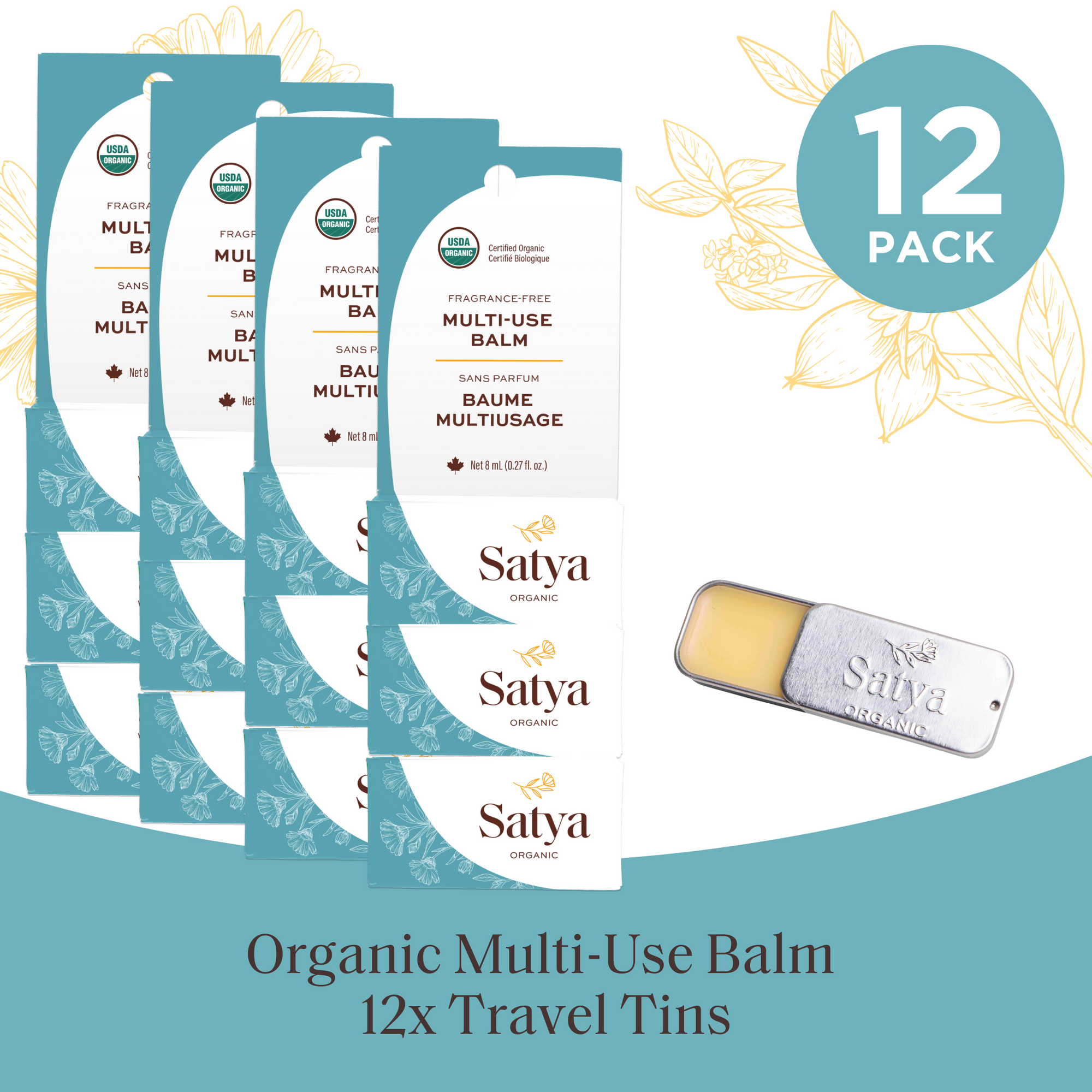 Satya Organics Travel Tin Satya Organics Travel Tin