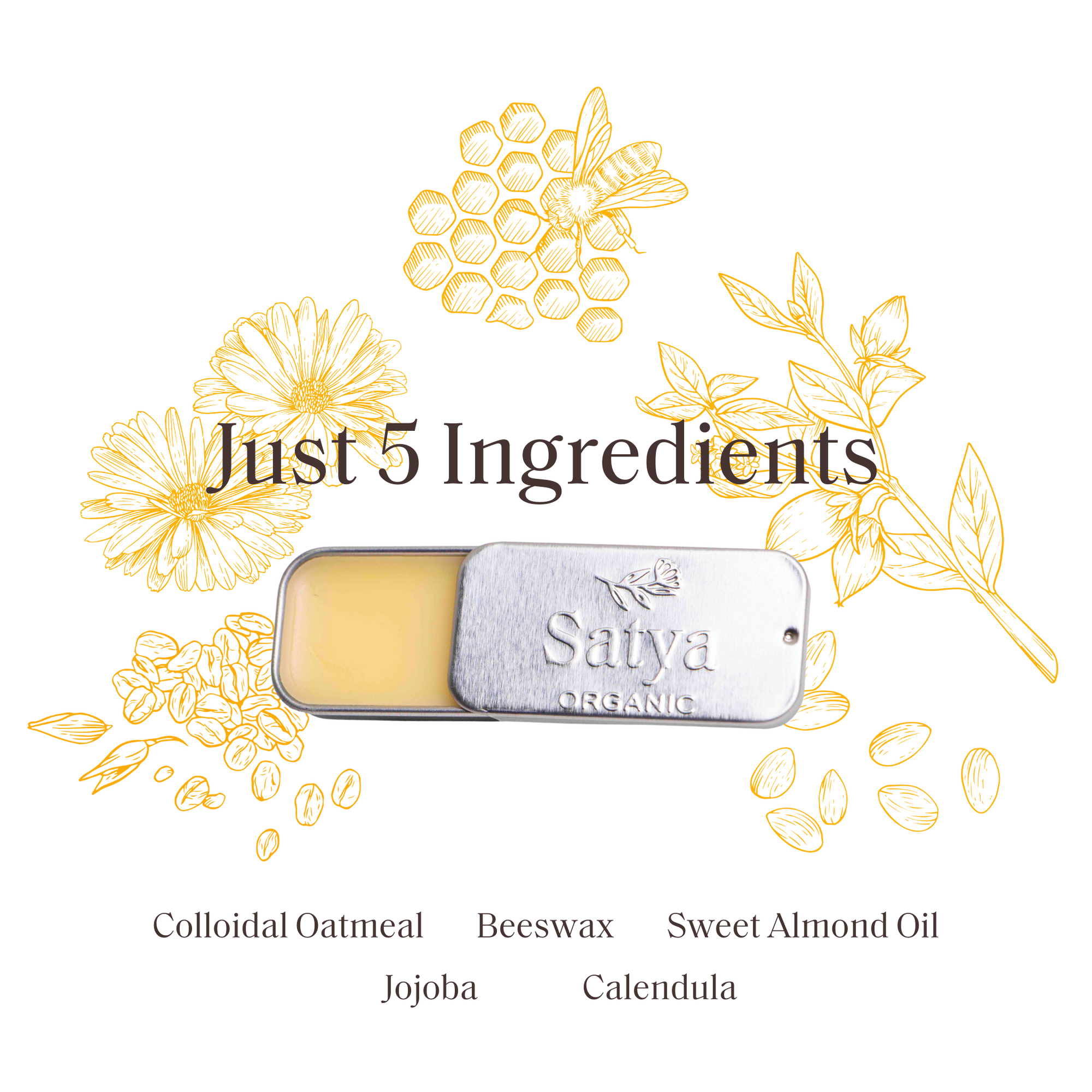 Satya Organics Travel Tin Satya Organics Travel Tin