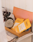 Store your Satya Eczema Relief pouches anywhere, but always within reach of your Satya Steel container.