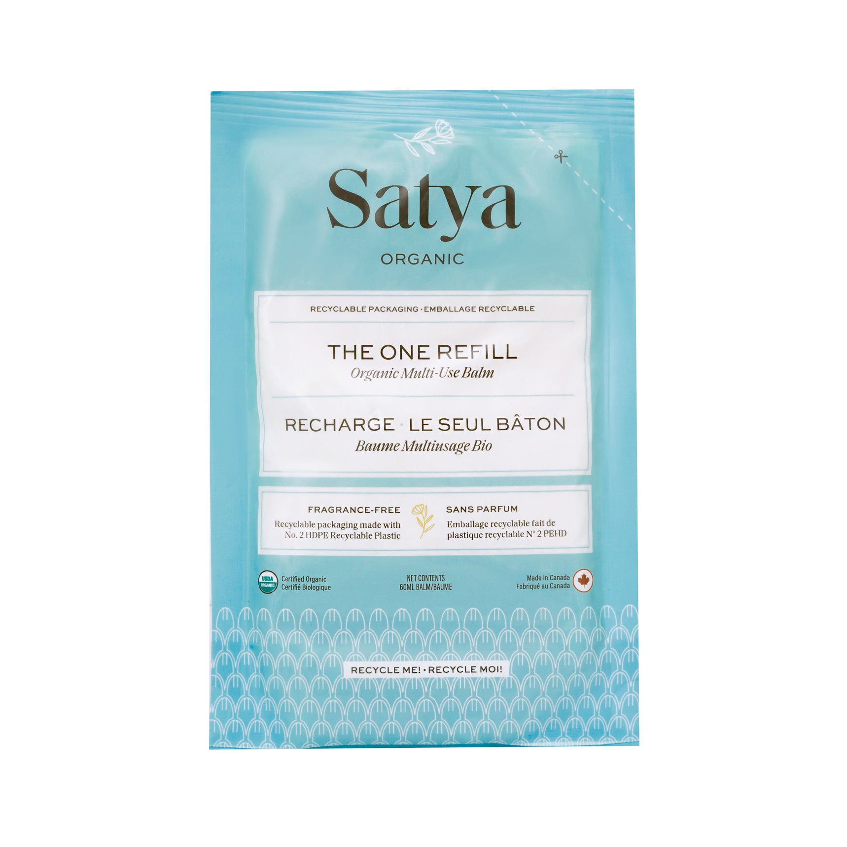 Satya Organic The One Refill pouch - an organic multi-use balm